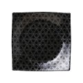 【市蔵】黒手引き7.5寸正角皿 【市蔵】Black Hand-drawn 23cm Square Plate