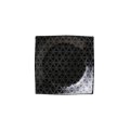 【市蔵】黒手引き4.5寸正角皿 【市蔵】Black Hand-drawn 13cm Square Plate