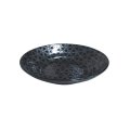 【市蔵】黒ミツワ7.5寸めん皿 【市蔵】Black Mitsuwa 22.5cm Noodle Bowl