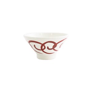 画像1: 2025新作：【円】赤絵うず丼12cm