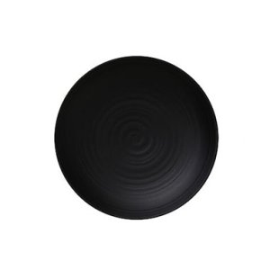 画像1: 【こよみ】黒6寸皿 【こよみ】Black 18cm Plate