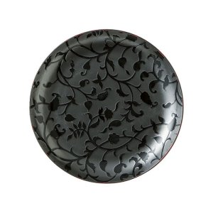 画像1: 【MIWAKU -魅惑-】丸皿　中　黒 【MIWAKU -魅惑-】Round Plate Medium Black