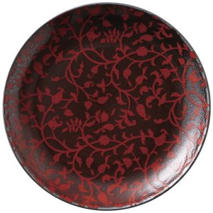 画像1: 【MIWAKU -魅惑-】丸皿（大）　赤 【MIWAKU -魅惑-】Round Plate Large Red