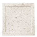 【白御影】石目角皿（大） 【SHIROMIKAGE】Stone Square Plate Large