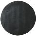 画像1: 【BON】丸型陶板　くし目　黒</br>【BON】Round Ceramic Plate Comb Pattern Black (1)