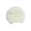 【BON】月型陶板　カヤ目（小）　白 【BON】Moon Shaped Ceramic Plate Kaya Pattern Small White