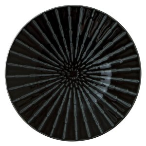画像1: 【GEKKO -月光-】9.5寸皿　黒 【GEKKO -月光-】28.5cm Plate Black