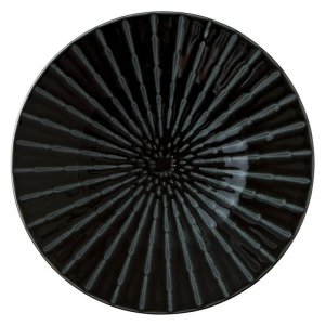 画像1: 【GEKKO -月光-】9.5寸皿　黒 【GEKKO -月光-】30cm Plate Black
