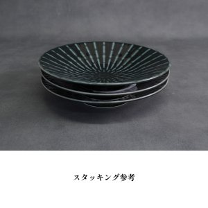 画像7: 【GEKKO -月光-】8寸浅鉢　黒 【GEKKO -月光-】25cm Shallow Bowl Black