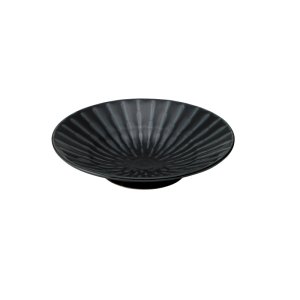 画像1: 【GEKKO -月光-】6.5寸浅鉢　黒 【GEKKO -月光-】20cm Shallow Bowl Black