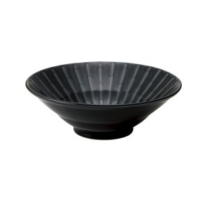 画像1: 【GEKKO -月光-】8寸深鉢　黒 【GEKKO -月光-】24cm Deep Bowl Black