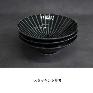 画像7: 【GEKKO -月光-】8寸深鉢　黒 【GEKKO -月光-】24cm Deep Bowl Black