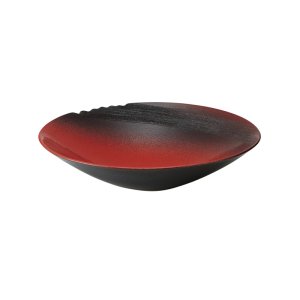 画像1: 【MUSASHI】丸皿（大）　赤 【MUSASHI】Round Plate Large Red