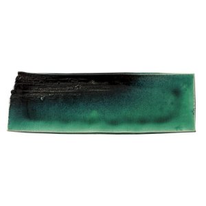 画像1: 【MUSASHI】角皿（大）　青緑 【MUSASHI】Rectangle Plate Large Blue-green