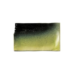 画像1: 【MUSASHI】角皿（中）　黄緑 【MUSASHI】Rectangle Plate Medium Yellow-green