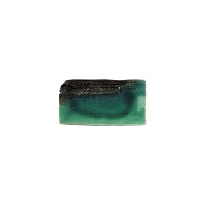 画像1: 【MUSASHI】角皿（小）　青緑 【MUSASHI】Square Plate Small Blue-green