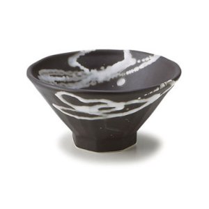 画像1: 【TENGU】4.8寸飯碗　黒 【TENGU】14.4cm Rice Bowl Black