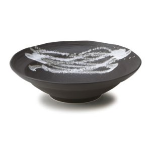 画像1: 【TENGU】8寸盛鉢　黒 【TENGU】24cm Bowl Black