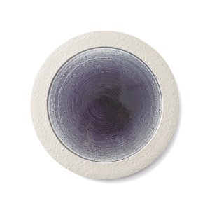 画像1: 【メインプレートコレクション】フラットリムプレート（大）　紫 【Main Plate Collection】Flat Rim Plate Large Purple