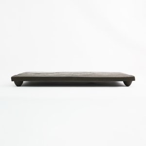 画像2: 【CHITOSE -千歳-】焼物皿　黒 【CHITOSE -千歳-】Grilled dish Plate Black