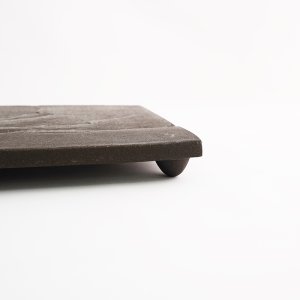 画像6: 【CHITOSE -千歳-】焼物皿　黒 【CHITOSE -千歳-】Grilled dish Plate Black