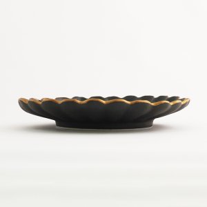 画像2: 【KINKA -金華-】中皿　黒 【KINKA -金華-】Medium Plate Black