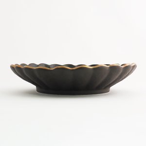 画像2: 【KINKA -金華-】大皿　黒 【KINKA -金華-】Large Plate Black