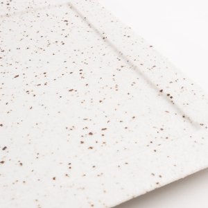 画像5: 廃盤：【白御影】石目角皿（大）