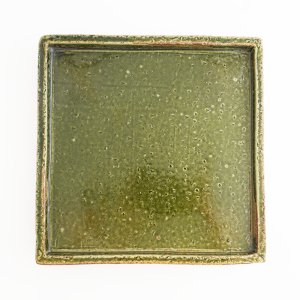 画像4: 【ta・ta・la　ZEN】正角（大）　織部 【ta・ta・la　ZEN】Large Square Plate Oribe