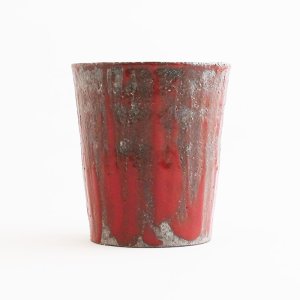 画像2: 【YAMATO】丸高台カップ　赤 【YAMATO】Round High Step Cup Red