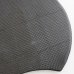 画像4: 【BON】月型陶板　カヤ目（小）　黒 【BON】Moon Shaped Ceramic Plate Kaya Pattern Small Black