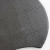 画像4: 【BON】月型陶板　カヤ目（小）　黒 【BON】Moon Shaped Ceramic Plate Kaya Pattern Small Black