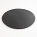 画像3: 【BON】丸型陶板　くし目　黒</br>【BON】Round Ceramic Plate Comb Pattern Black (3)