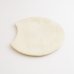 画像5: 【BON】月型陶板　カヤ目（小）　白 【BON】Moon Shaped Ceramic Plate Kaya Pattern Small White