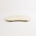 画像2: 【BON】月型陶板　カヤ目（小）　白</br>【BON】Moon Shaped Ceramic Plate Kaya Pattern Small White (2)