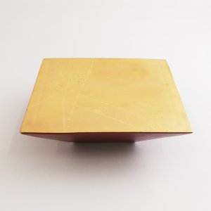 画像3: 【KU-U】台皿　赤・金 【KU-U】Stand Plate Red, Gold