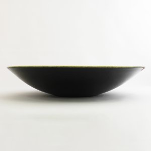 画像2: 【MUSASHI】丸皿（大）　黄緑【MUSASHI】Round Plate Large Yellow-green