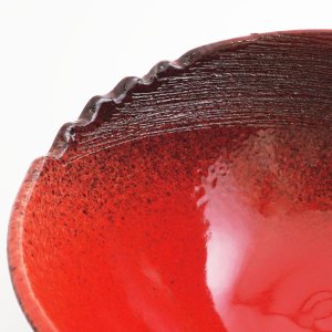 画像5: 【MUSASHI】鉢（中）　赤 【MUSASHI】Bowl Medium Red