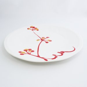 画像3: 【MINORI】丸皿　大　赤