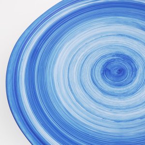 画像4: 【FUDE-MAKI】22.5cmプレート　青 【FUDE-MAKI】22.5cm Plate Blue