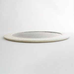 画像2: 【メインプレートコレクション】フラットリムプレート（大）　紫 【Main Plate Collection】Flat Rim Plate Large Purple