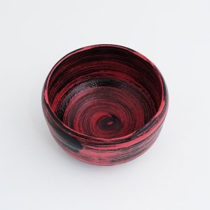 画像3: 2025新作：【茶器コレクション】抹茶碗 赤釉黒巻