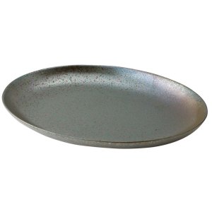 画像1: 【HAGANE -鋼-】16インチプラター　ブルー結晶 【HAGANE -鋼-】16inch Platter Blue Crystal