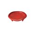 画像1: 【HA-RE】四つ足皿　赤</br>【HA-RE】4 Footed Plate Red (1)