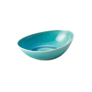 画像1: 【KOHYO -湖氷-】楕円ボウル　青 【KOHYO -湖氷-】Oval Bowl Blue