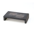 【DAN-DAN】段皿（中）　黒 【DAN-DAN】Medium Step Plate Black