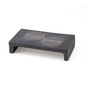 画像1: 【DAN-DAN】段皿（中）　黒 【DAN-DAN】Medium Step Plate Black