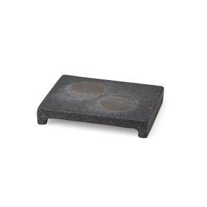 画像1: 【DAN-DAN】段皿（小）　黒 【DAN-DAN】Small Step Plate Black