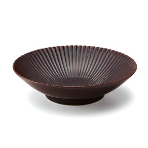 画像1: 廃盤：【SENKA -千華-】25cmボウル　茶