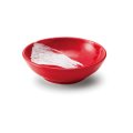 【SHIRANAMI -白波-】5.5寸鉢　赤 【SHIRANAMI -白波-】17cm Plate Red